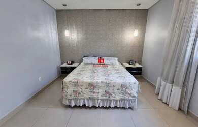 Imagem 4: Linda Casa Mobiliada no Cond Aristocratico 3 Suites Piscina c Cascata