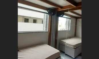 Imagem 7: Kitnet todo reformado frente mar com vista lateral José Menino Santos