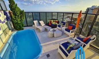 Imagem 3: Duplex com 6 suítes mais lazer privativo, com 4 vagas, vista privilegiada para o mar da Pr