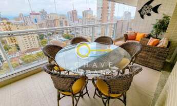 Imagem 4: Apartamento com 3 suítes para alugar, 180 m² por R$ 15.000/mês - Gonzaga - Santos/SP