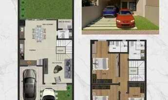 Imagem 3: Sobrado para Venda em São José dos Pinhais, Costeira, 4 dormitórios, 1 suíte, 3 banheiros