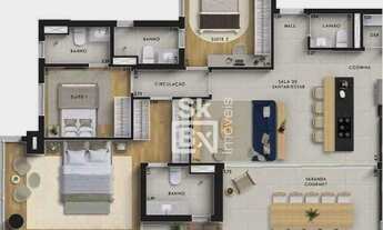 Imagem 6: Apartamento com 3 suítes à venda - Altamira - Uberlândia/MG
