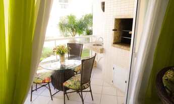 Imagem 4: Mobiliado - em frente ao mar - 02 dormitórios (1 suite), sacada c/ churrasqueira e vg de g