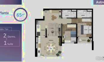 Imagem 6: Astro Apartamento para venda com 66 m2 com 3 quartos em Tatuapé - São Paulo - SP