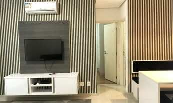 Imagem 2: Apartamento com 1 dormitório para alugar, 53 m² por R$ 3.800/mês - Pompéia - Santos/SP