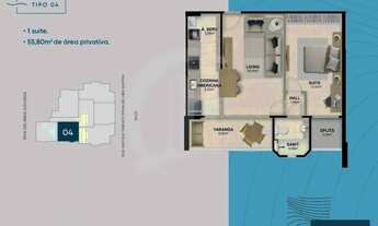 Imagem 4: Apartamento Exclusivo no Condomínio Bayside: Vista e Conforto na Posição Sul!