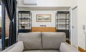 Imagem 3: Studio com 37m², totalmente mobiliado, 1 vaga