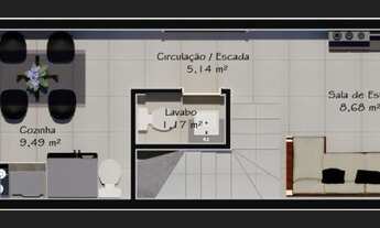 Imagem 6: SOBRADO GEMINADO COM TERRENO DE FUNDOS NO BAIRRO ITINGA