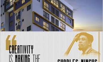 Imagem 2: Apartamento para venda tem 77 metros quadrados com 3 quartos sendo 01 suite