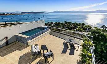 Imagem 3: Cobertura mobiliada com 04 quartos vista mar em Jurerê Tradicional