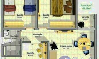 Imagem 6: Apartamento para Venda,Água Limpa Volta Redonda/ RJ .2 Quartos