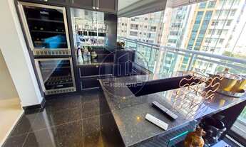 Imagem 7: LUXUOSO APARTAMENTO ALTO PADRÃO 280m 3 SUITES MOBILIADO VARANDA GOURMET VENDA ANALIA FRANC