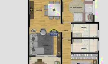 Imagem 2: Apart. 2 dorms Aviacao 200 Metros da Praia JGA876