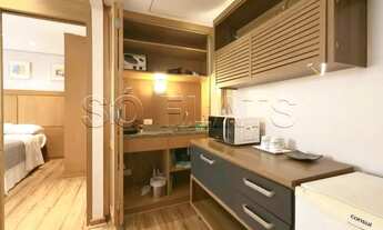 Imagem 5: Flat lindo e moderno disponível para locação no Itaim Bibi com 1 dormitório e 1 vaga