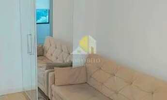 Imagem 5: Flat com 1 Dormitório compartimentado, 1 sala integrada com a cozinha, espaço para home of