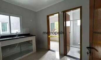 Imagem 2: Apartamento com 1 dormitório para alugar, 26 m² por R$ 1.336,38/mês - Utinga - Santo André