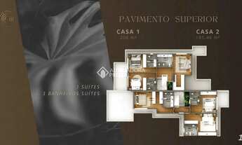 Imagem 4: Casa 3 dormitórios com 215 m² privativos em Loteamento no Pamplona