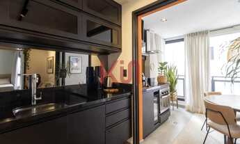 Imagem 4: Apartamento à venda em Pinheiros, São Paulo-SP: 1 quarto, 1 suíte, 2 banheiros, 1 vaga e 4