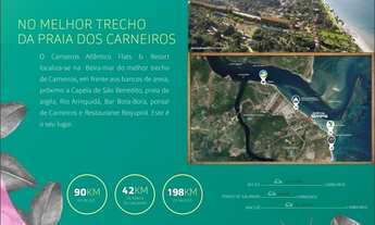 Imagem 2: Flat Atlântico Carneiros na Beira Mar - Lançamento