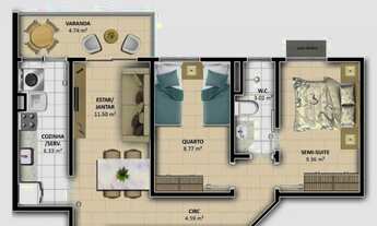 Imagem 7: Apartamento para venda tem 68 metros quadrados com 3 quartos em Aruana - Aracaju - SE