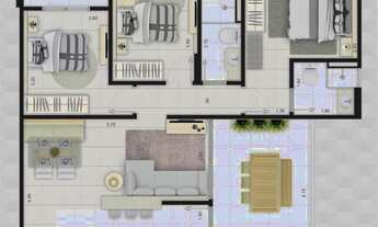 Imagem 5: APARTAMENTO VILA ALZIRA - GUARUJA SP