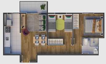 Imagem 6: Apartamento com Zero de entrada