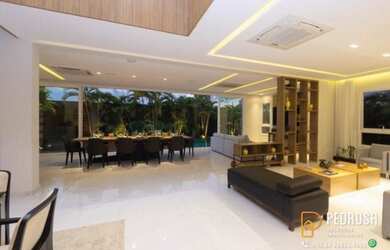 Imagem 3: Casa com 425 m2 - 5 suítes - Mobiliada - Flora Boulevard