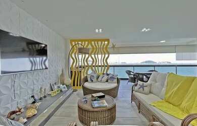 Imagem 4: Apartamento Frente Total Mar com 3 Suítes, Varanda Gourmet, 2 Vagas e Lazer Completo !