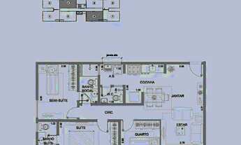 Imagem 7: CALHAU: Apto 3/4 mobiliado para locação - Grand Park Árvores - São Luís-MA