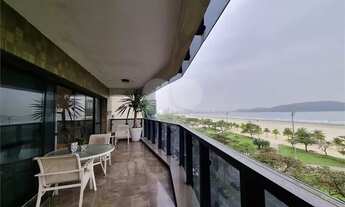 Imagem 3: Excelente Apartamento Mobiliado Frente Mar 3 Dormitórios 2 Suítes 3 Salas 2 Vagas Demarcad