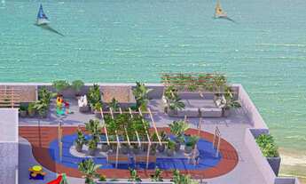 Imagem 4: Quarto e Sala beira-mar no Studio Design 4 a venda na Lagoa da Anta Macéio_AL