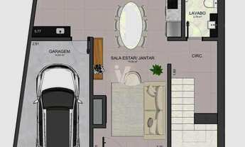 Imagem 3: Casa em construção com 3 dormitórios e churrasqueira no Residencial Schons