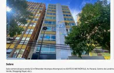 Imagem: Sala comercial no centro de Londrina - calçadão