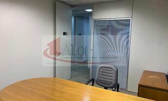 Imagem 4: Conjunto para locação, 306 m² mobiliados na região da Berrini Ar condicionado central Piso