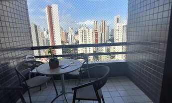 Imagem 5: Boa viagem 120 m² 03 quartos 02 suíte 03 vagas soltas e cobertas Mobiliado nascente!!