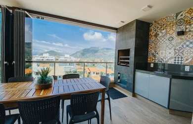 Imagem 2: Cobertura excepcional, montada e mobiliada! Vista mar e lagoa, 02 vagas