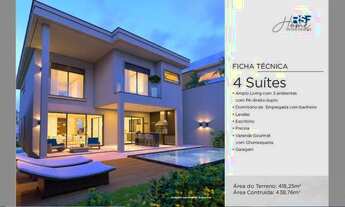 Imagem 2: Casa com 4 dormitórios à venda, 438 m² por R$ 5.500.000,00 - Residencial Gênesis 2 - Santa