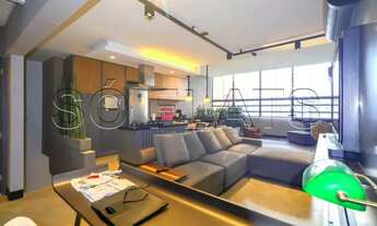 Imagem 2: Apto de alto padrão disponível para locação com 128m² e 2 dormitórios e 1 vaga em Alphavil