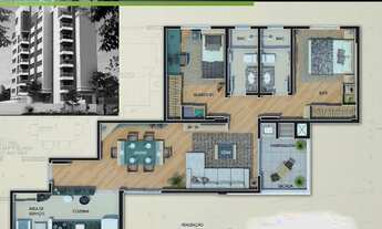 Imagem 3: APARTAMENTO com 2 dormitórios à venda por R$ 694.410,00 no bairro Bigorrilho - CURITIBA