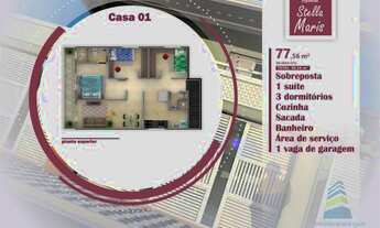 Imagem 4: Sobrado de Condomínio com 2 dorms, Maracanã, Praia Grande - R$ 230 mil, Cod: 6324