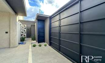 Imagem 2: Casa nova para venda com 2 suítes, cozinha gourmet, piscina no Residencial SetSul II