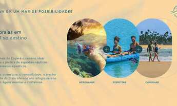 Imagem 3: Beira mar no Cupe, apartamento com 110m², 04 qts sendo 03 suítes, 02 vagas, varanda de 15m