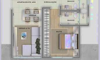 Imagem 2: Apartamento à venda, 2 quartos, 1 suíte, 2 vagas, Serra - Belo Horizonte/MG