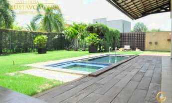 Imagem 5: Casa com 4 dormitórios para alugar, 370 m² por R$ 14.257,83/mês - Alphaville Fortaleza - F