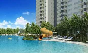 Imagem 1: APARTAMENTO COM 50M - 1 DORM COM 1 SUITE + 01 BANHEIRO + VARANDA + 02 VAGAS - SALA ESTENDI