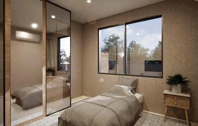 Imagem 5: Casa Moderna em Construção no Condomínio Greenville com 3 Suítes e Piscina