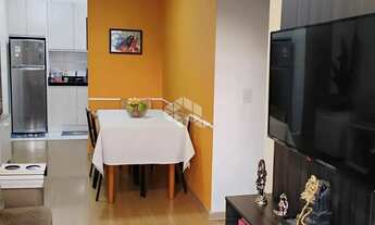 Imagem 2: Apartamento semimobiliado com 2 quartos uma vaga de garagem coberta e com 52m, de frente p