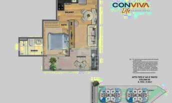 Imagem 5: Apartamento com 2 quartos à venda, 58 m² por R$ 799.900 - Camboinhas - Niterói/RJ