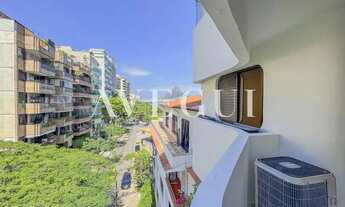 Imagem 2: Apartamento Sofisticado na Lagoa - 150m², 3 Quartos, 2 Vagas e Vista para a Lagoa