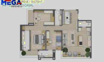 Imagem 6: Apartamento com 3 quartos no bairro Aldeota - Fortaleza/CE